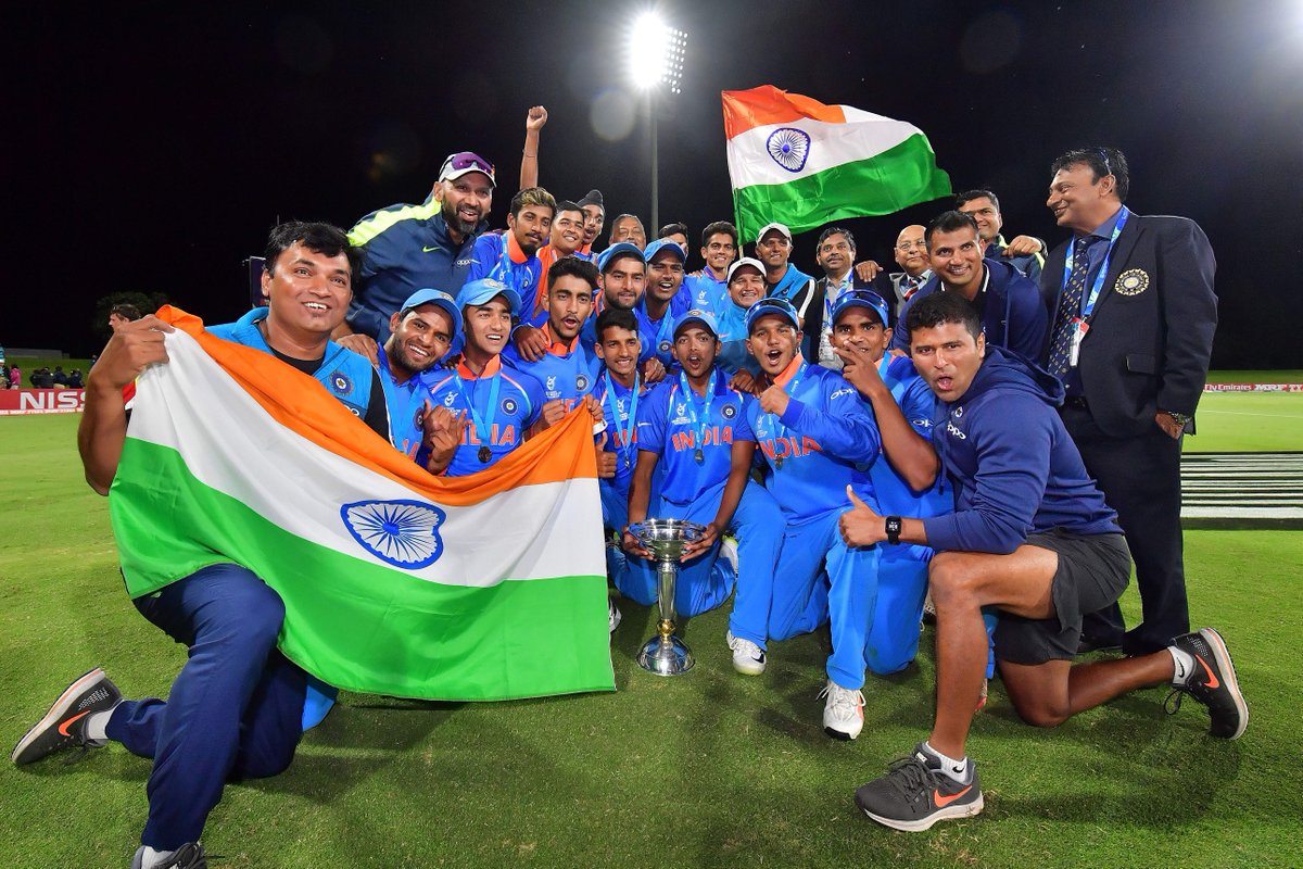 U19 World Cup 2018 India the first team to win it four times